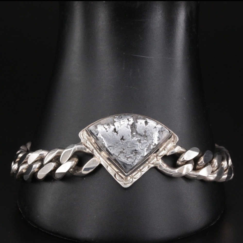 Vin Cent Sterling Curb Bracelet